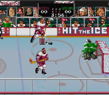 Hit the Ice - VHL - The Official Video Hockey League (USA) screen shot game playing